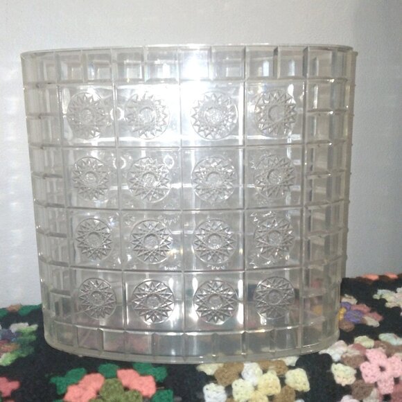 Other - 1950s Amazing MCM Clear Lucite Waste Basket